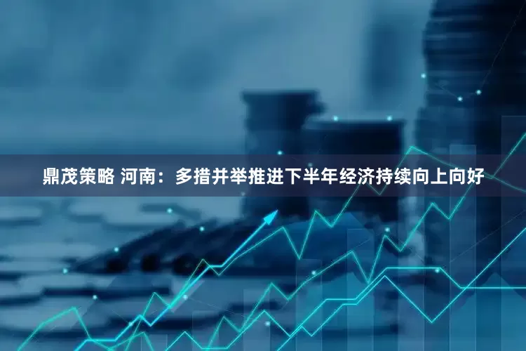 鼎茂策略 河南：多措并举推进下半年经济持续向上向好