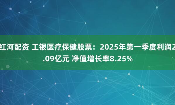 红河配资 工银医疗保健股票：2025年第一季度利润2.09亿元 净值增长率8.25%