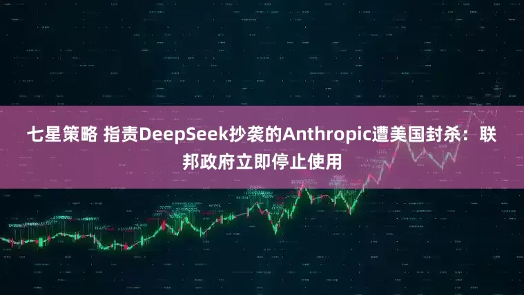 七星策略 指责DeepSeek抄袭的Anthropic遭美国封杀：联邦政府立即停止使用